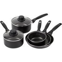 Essentials Non-Stick Aluminium 5 Piece Pan Set