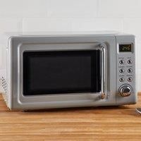 Retro 20L 800W Grey Microwave Grey