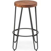 Torino Bar Stool Black and Brown