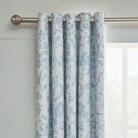 Dorma Remington Blue Blackout Eyelet Curtains Blue