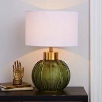 Colleen Green Glass Table Lamp Green
