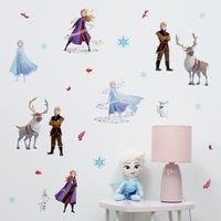 Disney Frozen Wall Stickers White, Purple and Brown