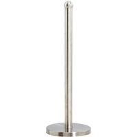 Bathroom Basics Toilet Roll Holder Matt Silver