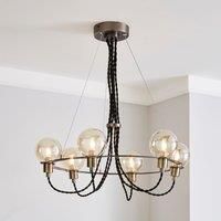 Aurelia 6 Light Cluster Ceiling Fitting Grey Brown