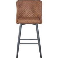 Montreal Bar Stool Tan PU Leather Tan