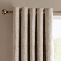 Dorma Purity Corinthia Blackout Eyelet Curtains Gold