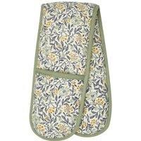 Arts and Crafts Double Oven Glove White, Blue and Yellow