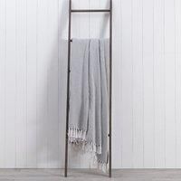 Jenson Herringbone 200cm x 200cm Throw Grey