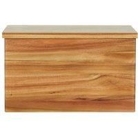 Acacia Wooden Bread Bin Brown