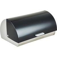 Black Roll Bread Bin Black