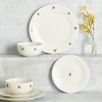 Bee 12 Piece Dinner Set White