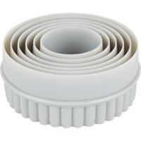 Dunelm Set of 6 Round Cookie Cutters