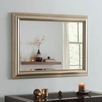Yearn Champagne Beaded Mirror Beige