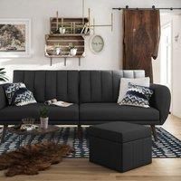 Brittany Linen Sofa Bed Grey
