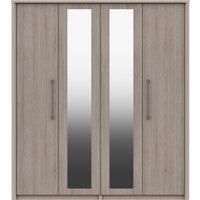 Dolan 4 Door Wardrobe, Mirrored