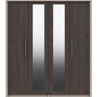 Dolan 4 Door Wardrobe, Mirrored
