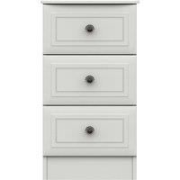 Portia 3 Drawer Bedside Table