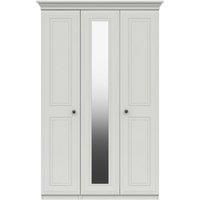 Portia Triple Wardrobe, Mirrored