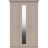 Portia Triple Wardrobe, Mirrored