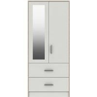Florine Double 2 Drawer Wardrobe