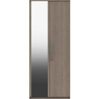 Parker Beige Double Wardrobe Brown