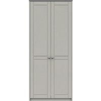 Darwin Double Wardrobe, Grey