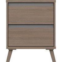 Jenson 2 Drawer Bedside Table