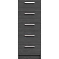 Piper 5 Tall Chest of Drawers Grey