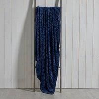 Willow Recycled 130cm x 180cm Throw Navy