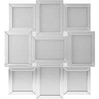 XL Mirrored Multi App Frame Silver