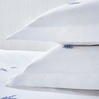Dorma Ashmore Lavender 100% Cotton Oxford Pillowcase Pair Lavender