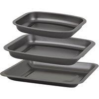 Dunelm Set of 3 Roasters Pewter