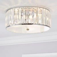 Tropez Bathroom Flush Chandelier Chrome