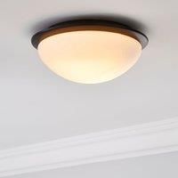 Lotto Bathroom Flush Fitting Matt Black
