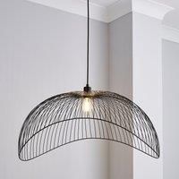 Elements Jaula 70cm Ceiling Fitting Black Matt Black
