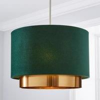 Nesa Two Tier Brushed Gold Velvet Shade Bottle (Green)