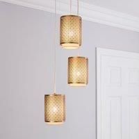 Vienna Cluster Ceiling Fitting Champagne
