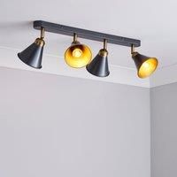 Logan 4 Light Grey Spotlight Bar Grey