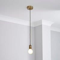 Charlie Industrial Flex Fitting Antique Brass