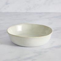 Amalfi Reactive Glaze Stoneware Pasta Bowl, White