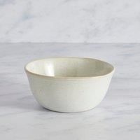 Amalfi Reactive Glaze Stoneware Cereal Bowl, White
