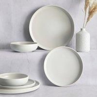 Urban 12 Piece Cream Dinner Set Cream