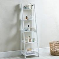 Nautical White Ladder Shelves White
