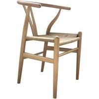 Lara Natural Dining Chair Brown