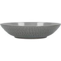 Zen Grey Stoneware Pasta Bowl