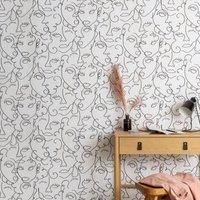 Faces Neutral Wallpaper Natural