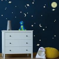 Glow in the Dark Star Wall Stickers Green
