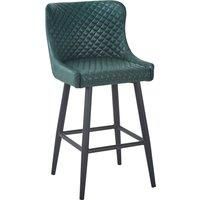 Montreal Emerald Green PU Leather Bar Stool Emerald Green