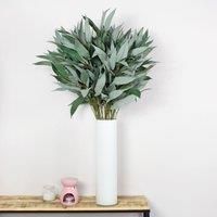 Artificial Green Leaf Stem