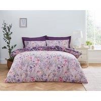 Fleur Floral Reversible Duvet Cover and Pillowcase Set